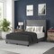 Flash Furniture Gray Queen Platform Bed with Headboard YK-1078-GY-F-GG - alternate 1